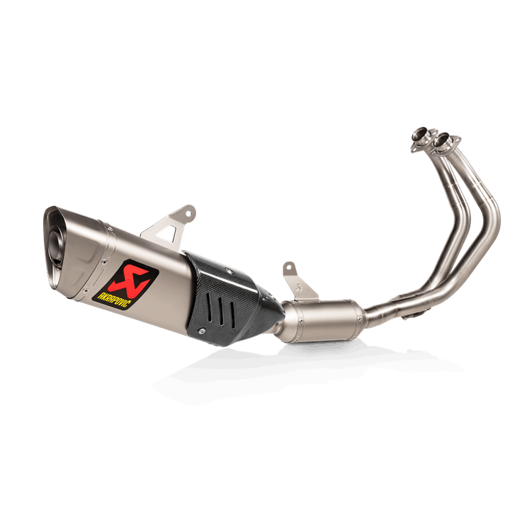 Akrapovic Titanium Silencer Stainless 2-1 Exhaust System YZF-R7